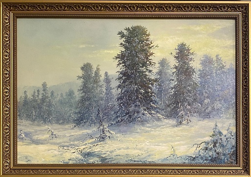 Картина "Зима" А.Г. Гикал, 2000-е гг.