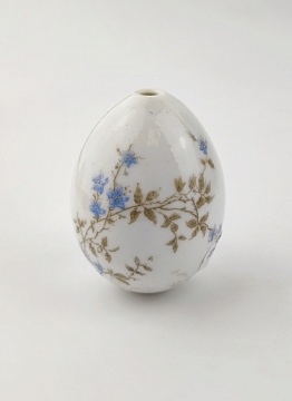 Яйцо пасхальное "Голубые цветы"