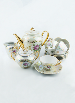Сервис "Чайная роза": 15 предметов, KAHLA