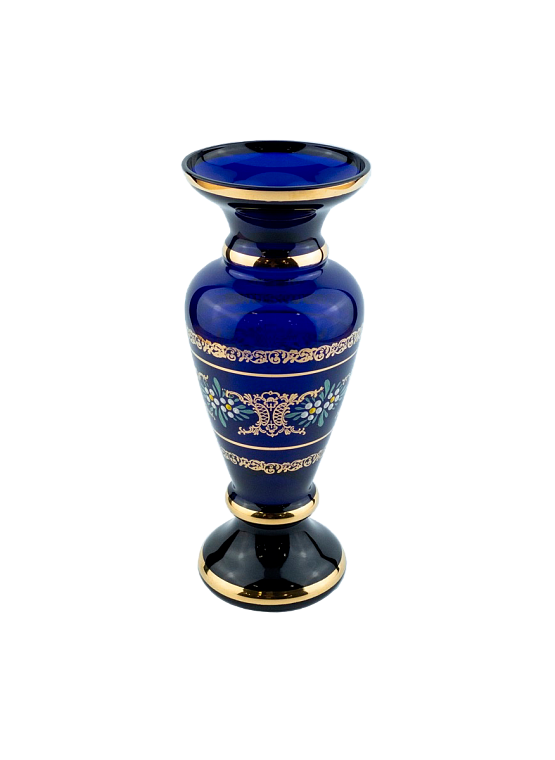 Ваза (синее стекло)