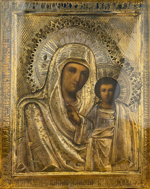 Парные иконы "Вседержитель и Богородица"