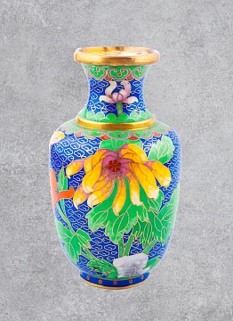 Ваза клуазонне. Китай. Середина ХХ века