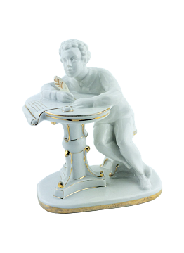Статуэтка "Юный Пушкин" фарфор, ЛФЗ