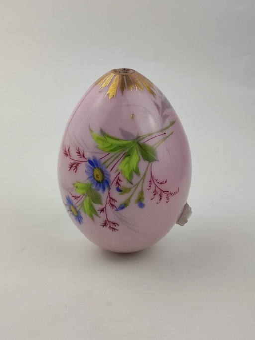 Яйцо пасхальное розовое "Христос Воскресе"