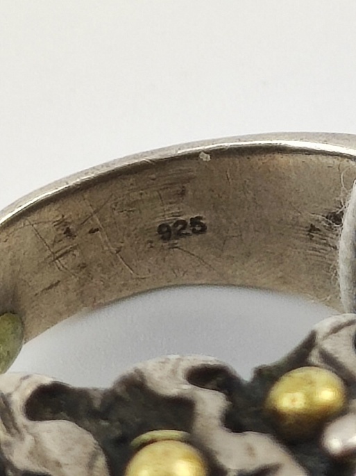 Кольцо серебряное с Топазом