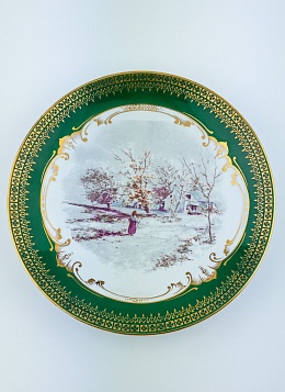 Декоративная тарелка, Кузнецов