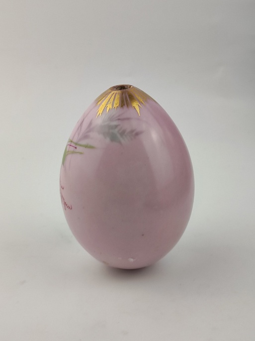 Яйцо пасхальное розовое "Христос Воскресе"