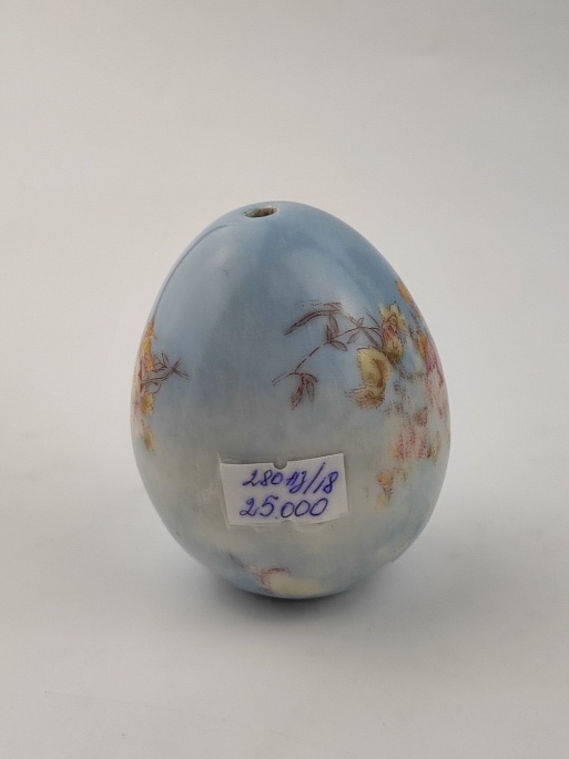 Яйцо пасхальное голубое (потёртости)